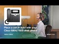 Place a call on hold with your Cisco 6800/7800 desk phone