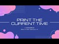 C DateTime 1: Print the current time [C Programming]