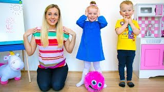 Head Shoulders Knees & Toes | Gaby and Alex Exercise Song for kids