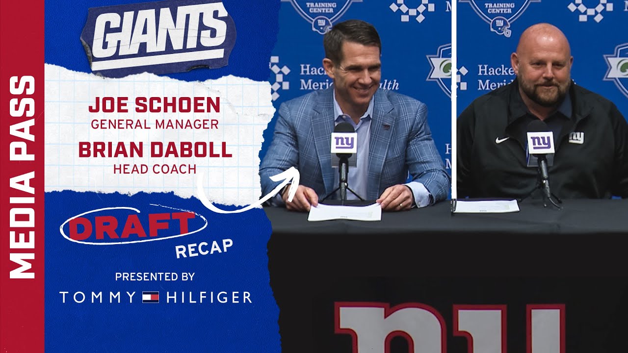 Joe Schoen & Brian Daboll Discuss 2022 Draft Class | New York Giants ...