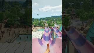 Aquafun Riding All Waterslides Planet Coaster 2