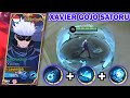 XAVIER GOJO SATORU SKIN!! Levimlbb Review Skin MLBB X JUJUTSU KAISEN | Xavier Gameplay | MLBB