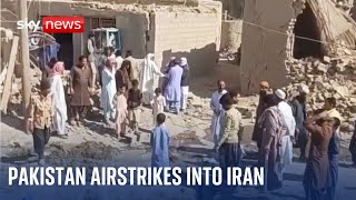 At least nine people killed in Pakistani airstrikes on Iranian territory