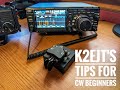 K2EJT's tips for CW Beginners