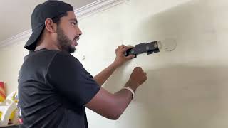 How to install any tv on the wall || How to install sansui led smart tv JSW43ASUHD easy steps ||