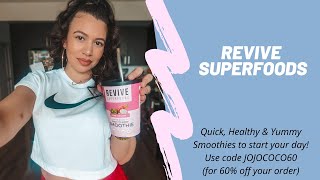 Revive Superfoods - Smoothie Delivery Service (Unpackaging \u0026 Review)