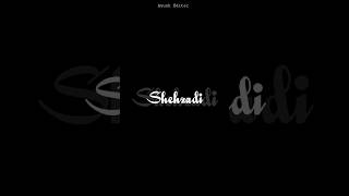 B S L 🖤Songs | Sun Meri Shehzadi Lyrical Song🥀Black Screen Lyrics🖤Love Song💕#viral #shorts #ytshorts