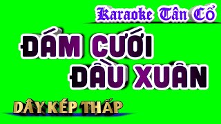 Karaoke Tân Cổ Đám Cưới Đầu Xuân - Dây Kép Thấp