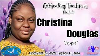 Christina Douglas {Apple} Funeral Service