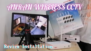 #diy #surveillance #savemoney  ANRAN WIRELESS CCTV SYSTEM || Installation \u0026 Review