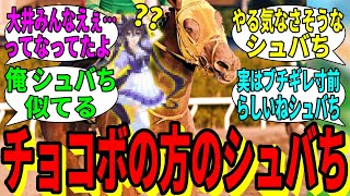 【競馬の反応集】「シュバち～～」に対する視聴者の反応集