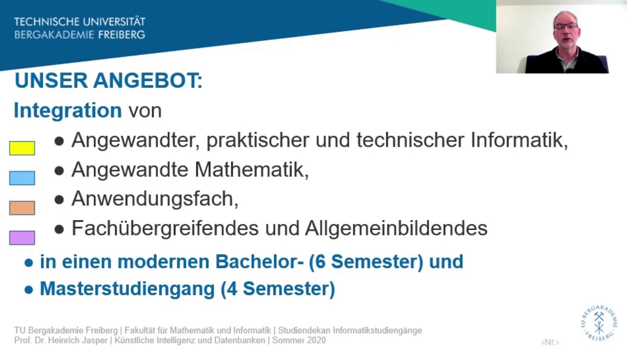 Angewandte Informatik (Bachelor/ Master) Studiengangsvorstellung - YouTube