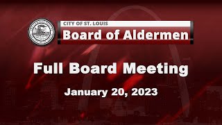 Board of Aldermen   January 20, 2023