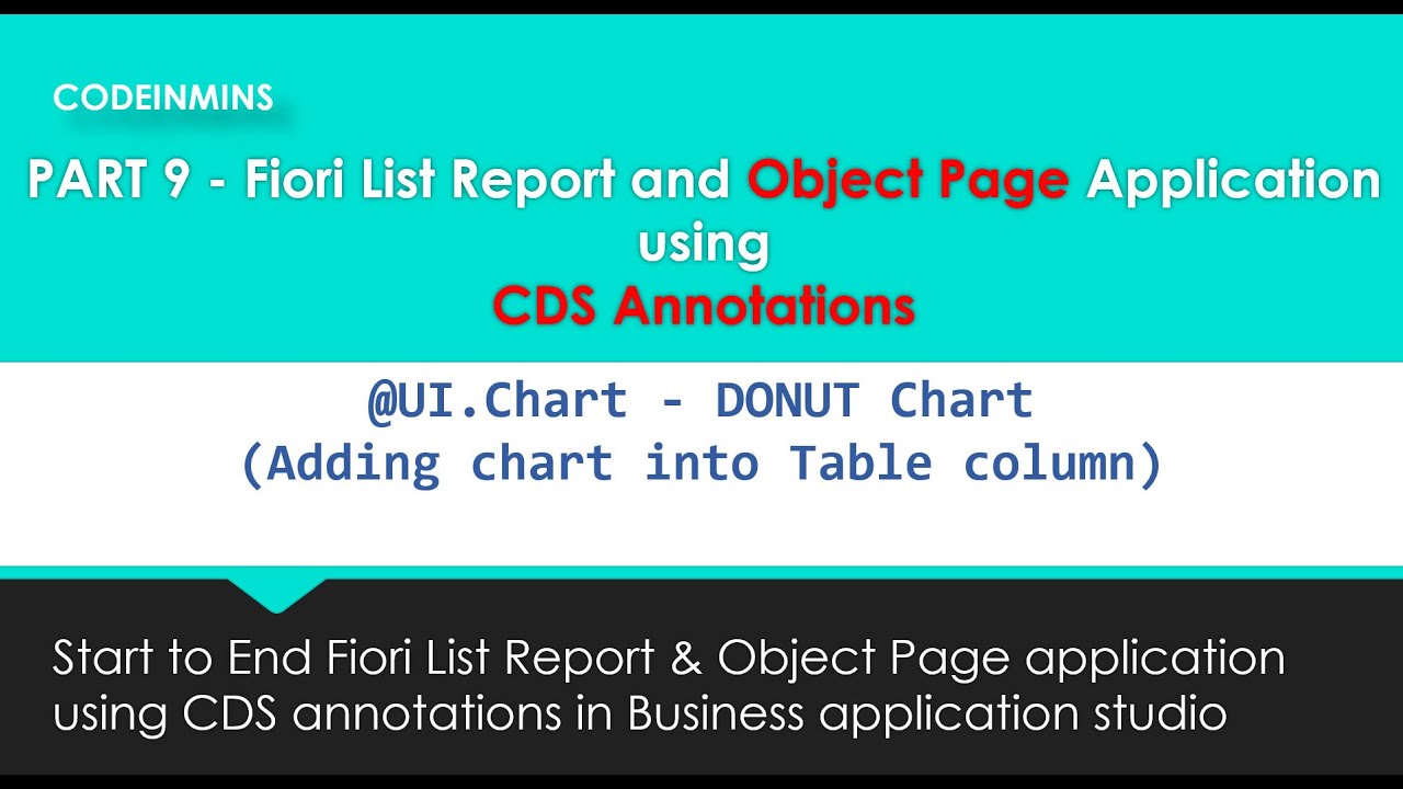 PART 10 - CDS Annotations To Create Fiori Application Using Business ...