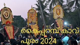 കൈപ്പറമ്പ് കാവ് പൂരം 2024 | Kaiparambu kavu pooram | Thrissur dt