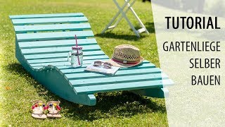 Gartenliege selber bauen und streichen | Tutorial | WAGNER