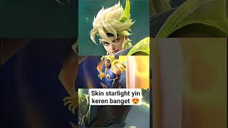 Beli skin yin starlight keren habis #skinbaru #yin #aurora #mobilelegends #shorts #mlbb