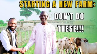 A PROMINENT FARMER IN TAMALE VISITS SEMANHYIA FARMS TO LEARN THE SECRETS OF LIVESTOCK FARMING