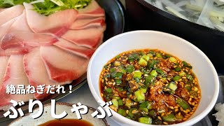 お魚レシピ！簡単絶品ねぎだれが最高！ぶりしゃぶの作り方