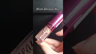 Kleiner Rossmann Haul#makeup #haul