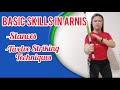 Arnis Basic Skills Stances and Striking Techniques | Arnis Demonstration | Learning Time