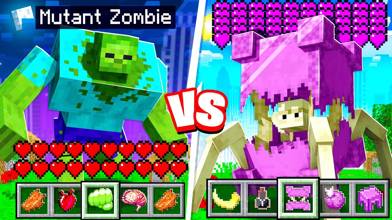 Playing As Mutant Creatures In Minecraft Youtube