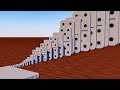 3,000,000 DOMINOES - Domino Effect Simulation - Small to Big Dominoes - Satisfying ASMR Video