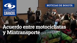 Acuerdo entre motociclistas y Mintransporte: “Este mes estará resuelto el tema del SOAT”
