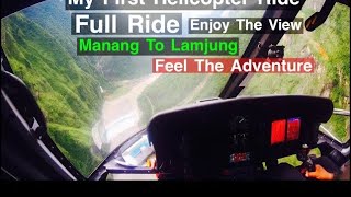 Free Helicopter Ride,Full Ride From Dharapani, Manang To Besisahar, Lamjung || Wild Buddha Vlogs