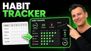 How to Build a Habit Tracker Dashboard in Excel (With Checkboxes & Charts!)