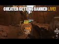 Battlefield CHEATER getting BANNED live on stream!