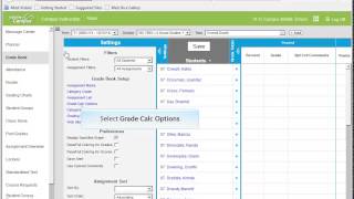 WCSD Infinite Campus - Setting Middle School Grading Scales - Traditional Grading