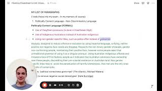 RAW 50 PARAGRAPHS AND UNIT 3 ESSAYS PLANNING CHEAT SHEET [VCE ENGLISH LANGUAGE EXAM PREPARATION]