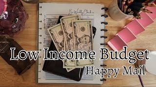 Low Income Budgeter • Overspending • Savings Challenges \u0026 Happy Mail