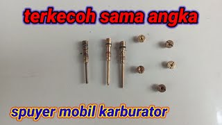 ukuran spuyer mobil karburator