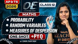 Probability, Random Variables & Measures of Dispersion | Class 12 | AP TS EAPCET 2026 | Uma Ma'am