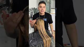 😳CORRECCIÓN DE COLOR SIN DECOLORAR🖐🏻 EN CABELLO SÚPER MALTRATADO LE REALIZARE UN DEGRADE PERFECTO ,