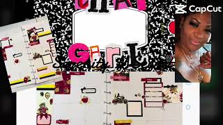 Hey Girl Hey|Week in my A6 Moterm|#moterm #plannerlayout 📒