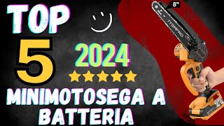 Migliori MINI MOTOSEGA a Batteria🔋| Top 5 (2024)