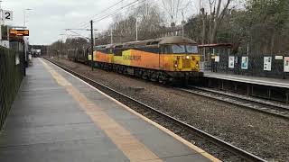 Fitzwilliam 4 March 2023 56096 + 56090 Colas Rail