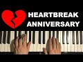 How To Play - Giveon - Heartbreak Anniversary (Piano Tutorial Lesson)