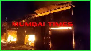 11 gowdowns of Scrap dealers in Shilphata area near Dombivali were destroyed in fire