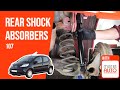 How to replace the rear shock absorbers Peugeot 107 ➿