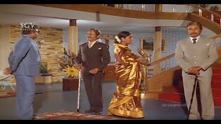 Father and Son Dr. Rajkumar In Same Getup Confusion Comedy Scene | Ade Kannu Kannada Movie |Gayathri