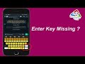 Fix Samsung keyboard Enter Key Missing| How to fix Missing Enter Key in WhatsApp(Urdu/Hindi)