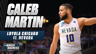 Nevada's Caleb Martin scores a game-high 21 points in the Sweet 16