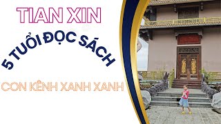 Tian Xin 5tuổi đọc sách TV lớp 2 Cánh Diều bài Con Kênh Xanh Xanh