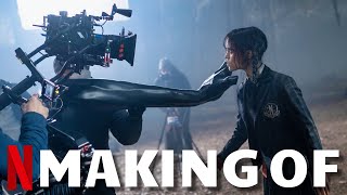 Making Of WEDNESDAY Part 5 - Best Of Behind The Scenes, Set Visit & Funny Moments With Jenna Ortega