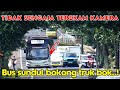 Tidak sengaja terekam kamera‼️Bus primajasa sundul bokong truk bok