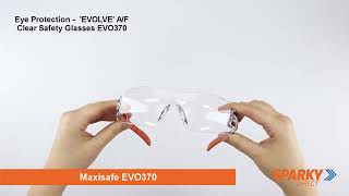 Eye Protection -  'EVOLVE' A/F Clear Safety Glasses | EVO370